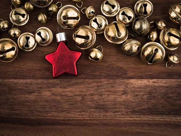 Karácsonyi harangok és a vörös csillag — Stock Fotó