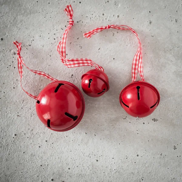 Christmas red bells — Stock Photo, Image
