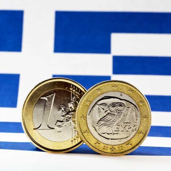 Монеты евро , — стоковое фото