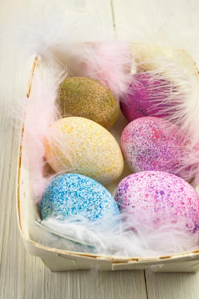 Dotted Easter eggs — Stock Photo, Image