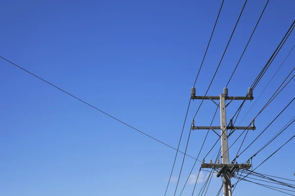 Auckland, elektrik, elektrik pilon — Stok fotoğraf