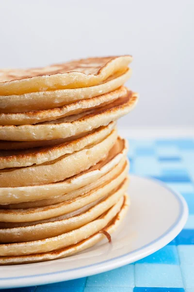 Pile of fresh pancakes — Stock Photo, Image