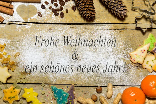 Weihnachten bunte Briefe — Stockfoto