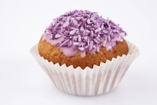 Cupcake colorato con pastello — Foto Stock