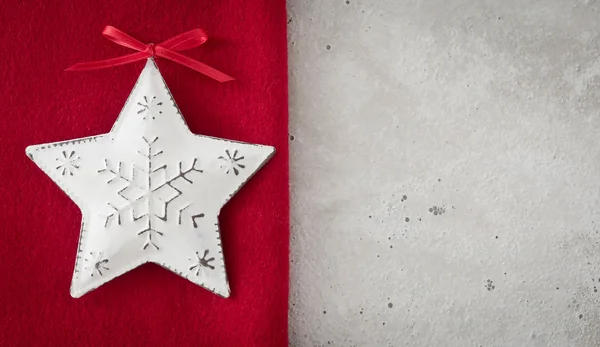 Vánoční dekorace, hvězda — Stock fotografie