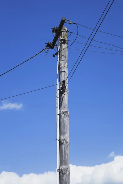 Yeni Zelanda, Auckland, elektrik, elektrik pilon — Stok fotoğraf