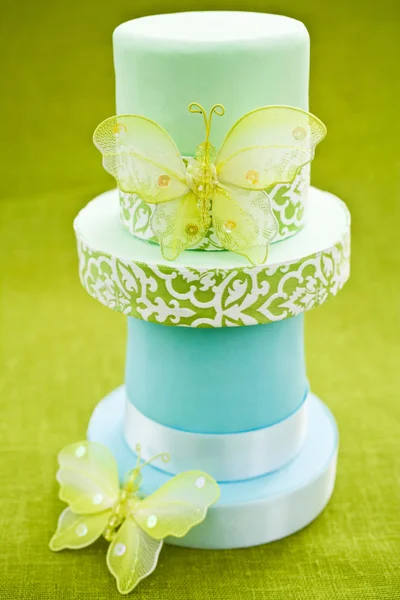 Pasteles Fondant con mariposas —  Fotos de Stock