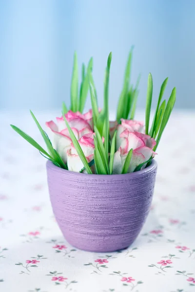 Bukett färska rosor — Stockfoto