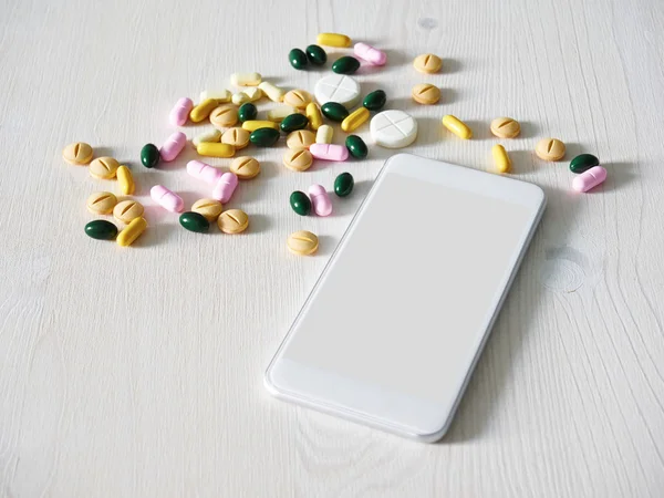 Smartphone, tabletki, handlu online — Zdjęcie stockowe