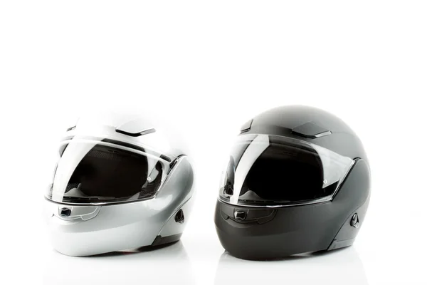 Motor bike helmets — Stock Photo, Image