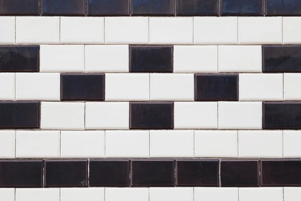 Black and white tiles — Stock Photo, Image