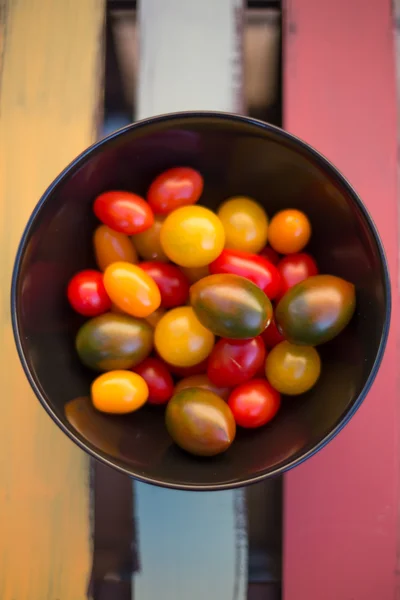 Verschillende mini tomaten — Stockfoto