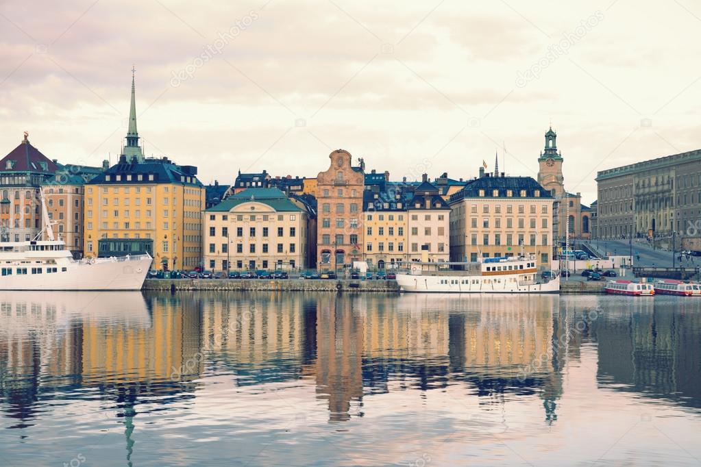 Sweden, Stockholm, view on Gamla Stan