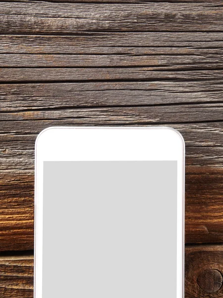 Νέο smartphone σε ξύλο — Φωτογραφία Αρχείου