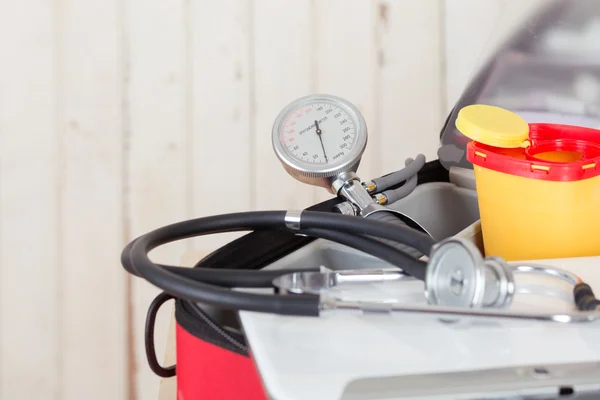 Doctor bag with tools — Stock Photo, Image