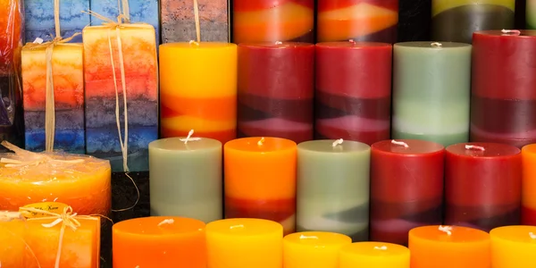 Ručně vyrobené svíčky — Stock fotografie