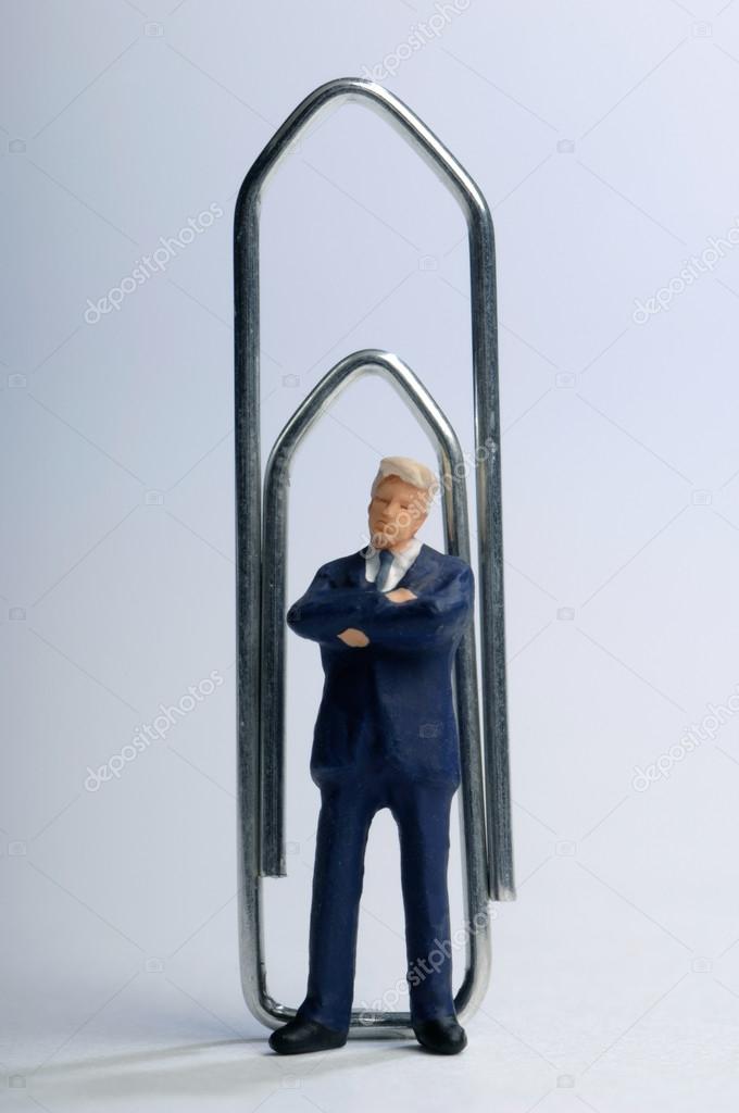 Business man figurine