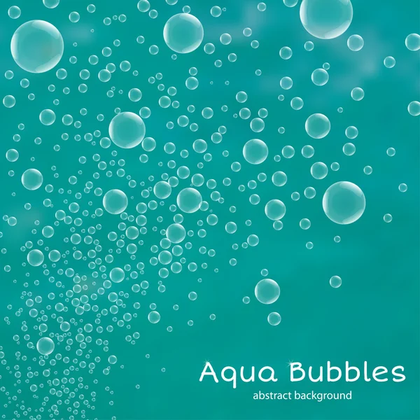 Fundo abstrato com bolhas de água. Ilustração vetorial . —  Vetores de Stock