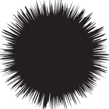 Çizgi roman siyah beyaz radyal çizgiler