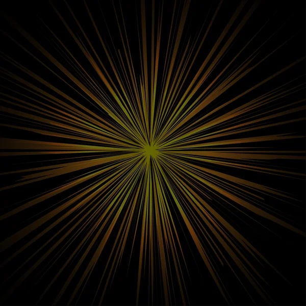 Feu lumineux effet jaune — Image vectorielle
