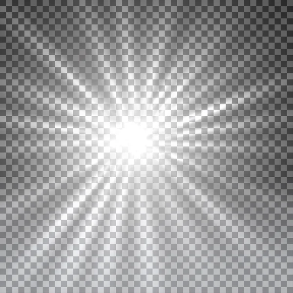 Solljus speciella lins flare ljus — Stock vektor