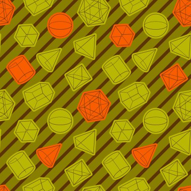 Geometrik seamless modeli. Hippi moda Memphis tarzı. Vektör çizim.