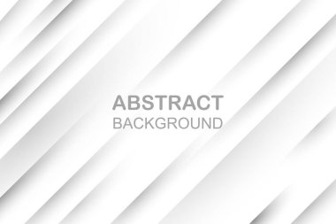 Gri beyaz soyut arka plan kağıt parlaklığı ve sunum tasarımı için katman element vektörü. İş dünyası, şirket, kurum, parti, şenlik, seminer ve görüşmeler için uygun