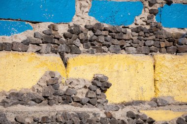 Taş duvar dokusunun arkaplanı