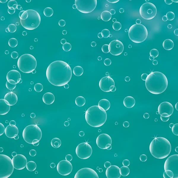 Texture water with bubbles — Stockový vektor