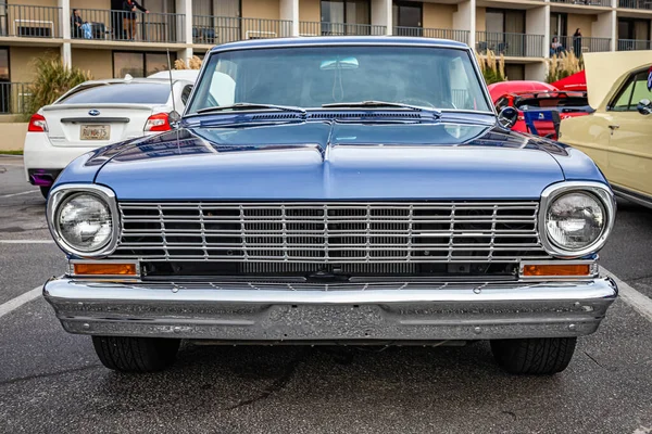 Tybee Island Octubre 2020 1963 Chevrolet Chevy Nova Cupé Techo — Foto de Stock