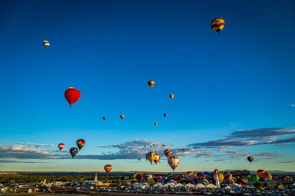 Albuquerque Usa Ekim 2016 Yıllık Albuquerque Sıcak Hava Balonu Festivali — Stok fotoğraf