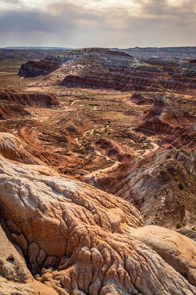 Toadstool Trail Leads Area Hoodoos Balanced Rock Formations Created Centuries — Stock Photo, Image