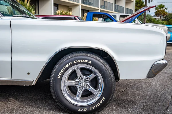 Tybee Island October 2020 1966 Dodge Charger Hardtop Coupe Τοπική — Φωτογραφία Αρχείου