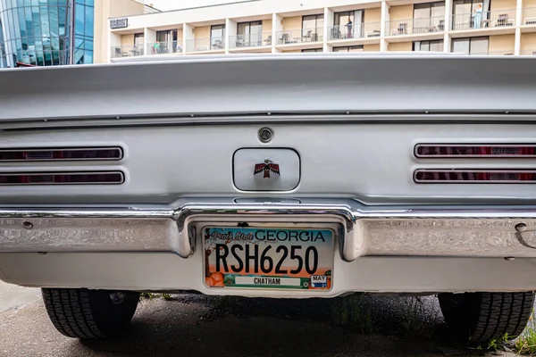 Tybee Island Oktober 2020 1968 Pontiac Firebird Auf Einer Lokalen — Stockfoto