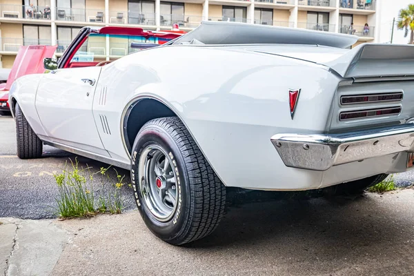 Tybee Island Octubre 2020 1968 Pontiac Firebird Una Feria Automóviles —  Fotos de Stock