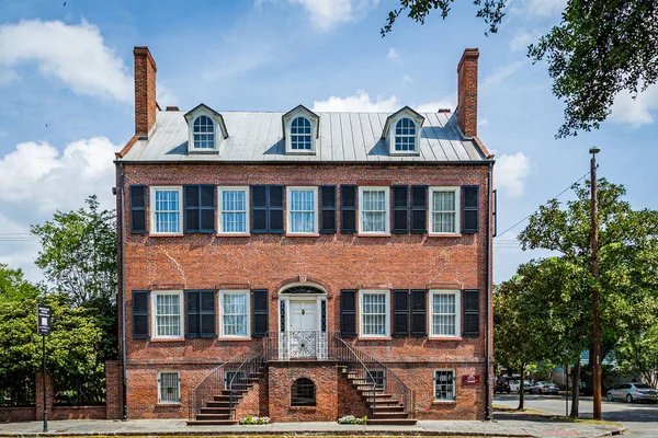 Savannah Usa Abril 2016 Isaiah Davenport House Museum Está Localizada — Fotografia de Stock