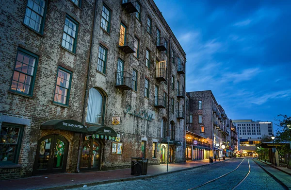 Savannah Usa Marzo 2016 Savannah Georgia World Famous River Street — Foto de Stock