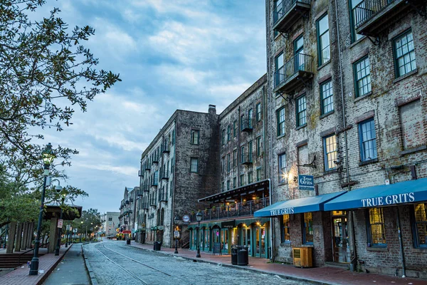 Savannah Usa Marzo 2016 Savannah Georgia World Famous River Street — Foto de Stock