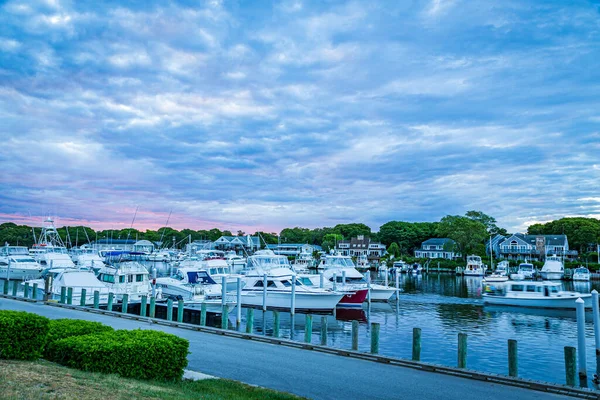 Falmouth June 2016 Falmouth Harbor Newport Nantucket 중간에 Cape Cod — 스톡 사진