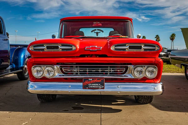 Daytona Beach Νοέμβριος 2020 1961 Chevrolet Apache Pickup Φορτηγών Μια — Φωτογραφία Αρχείου