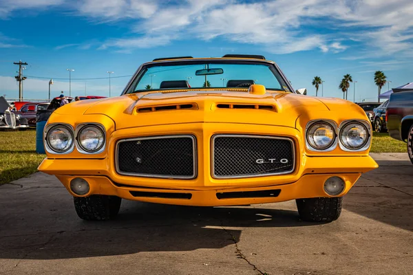 Daytona Beach November 2020 1971 Pontiac Gto Judge Convertible Local — 스톡 사진