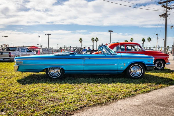 Daytona Beach Noviembre 2020 1963 Ford Galaxie 500 Convertible Una —  Fotos de Stock