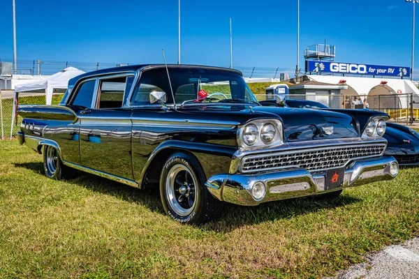 Daytona Beach Noviembre 2020 1957 Ford Fairlane 500 Una Feria —  Fotos de Stock