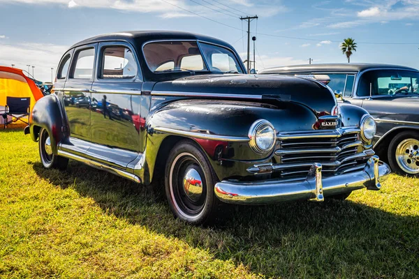 Daytona Beach 2020 November 1947 Plymouth Special Deluxe Egy Helyi — Stock Fotó