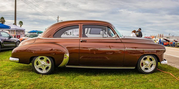 Daytona Beach November 2020 1950 Chevrolet Deluxe Sedan Lokal Bilmässa — Stockfoto