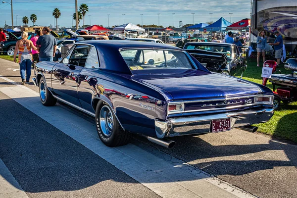 Daytona Beach Novembre 2020 1966 Chevrolet Chevelle Salone Automobilistico Locale — Foto Stock