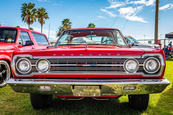 Daytona Beach November 2020 1967 Plymouth Belvedere Gtx Local Car — 스톡 사진