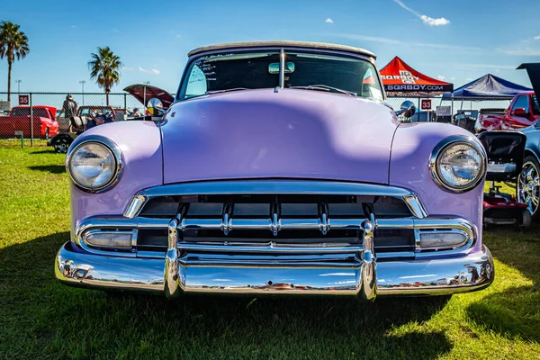 Daytona Beach Listopada 2020 1952 Chevrolet Belair Cabrio Lokalnym Pokazie — Zdjęcie stockowe