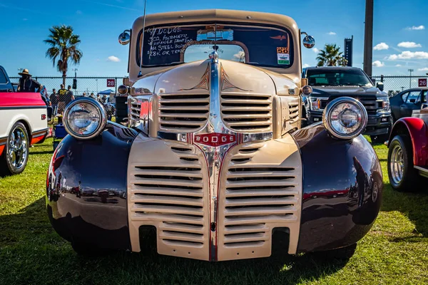 Daytona Beach November 2020 1947 Dodge Pickup Lokal Bilmässa — Stockfoto