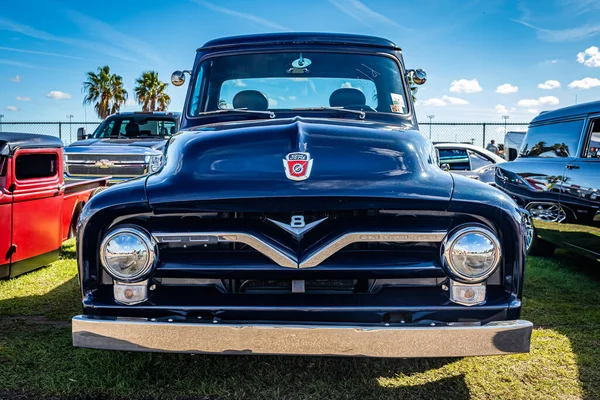 Daytona Beach November 2020 1955 Ford Pickup Truck Local Car — Stock Photo, Image